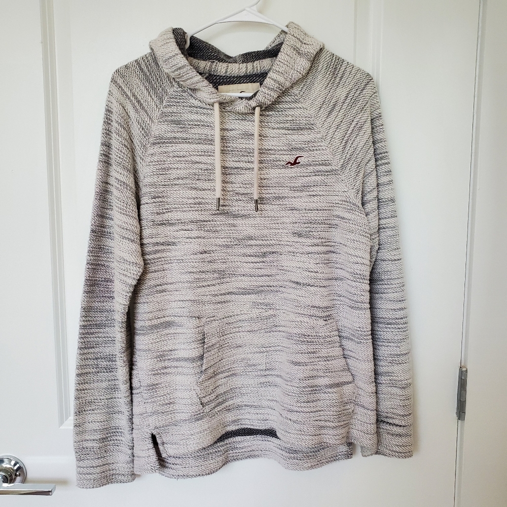 Hollister Gray Pullover Hoodie